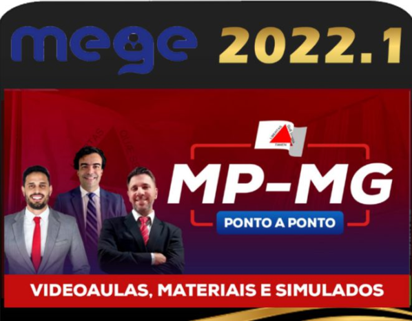 MP MG – Ponto a Ponto – Promotor -MEGE 2022 – Ministério Público de Minas Gerais- Rateio MPMG Promotor