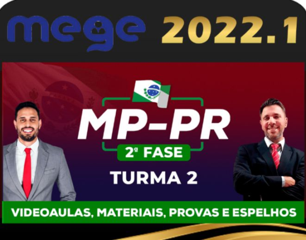 MP PR – Segunda Fase – MEGE 2022 – Ministério Público do Paraná