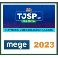 TJ SP - Magistratura 190 - Juiz Substituto - PÓS EDITAL (MEGE 2023) - RATEIO MAGISTRATURA JUIZ SAO PAULO TJSP POS EDITAL 2023 POSEDITAL
