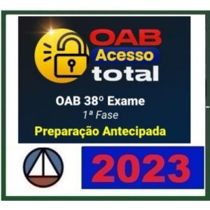 Curso OAB 1ª Fase 40 (Acesso Total) Cers 2023 - Rateios de Cursos