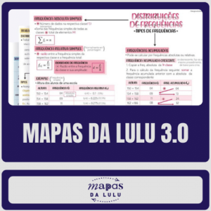 Mapas da Lulu 3.0 - 2023 - Mapas mentais todas materias