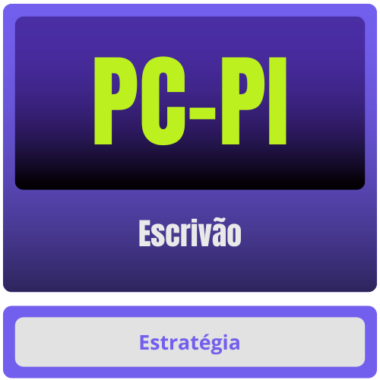 PC-PI (Escrivão) Curso Online - Rateio Estratégia - PCPI Piaui PC PI polícia civil policial
