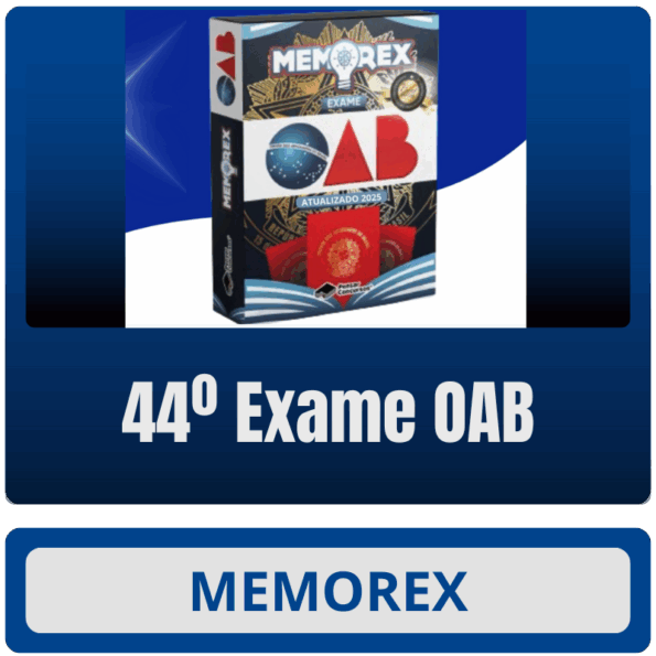 Memorex 44º Exame OAB – Somente PDF