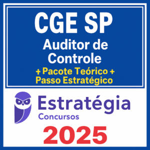 CGE SP Auditor de Controle + Passo Estrategico- Estrategia - 2025