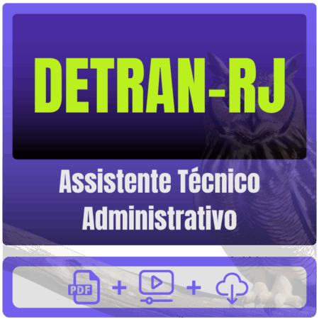 DETRAN RJ (Assistente Técnico Administrativo) – ESTRATÉGIA – DETRANRJ 2025