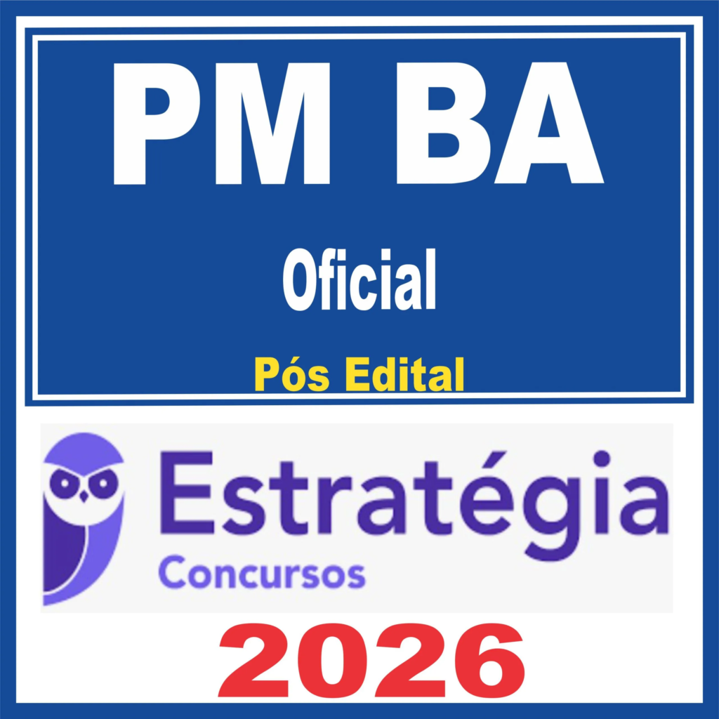 PM BA (Oficial) Estratégia 2026